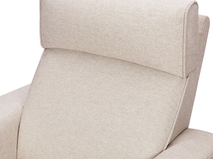 M17183PBEW,Namesake,Willa Deluxe Power Glider Recliner w/Heat&Massage in Performance Beach Eco-Weave