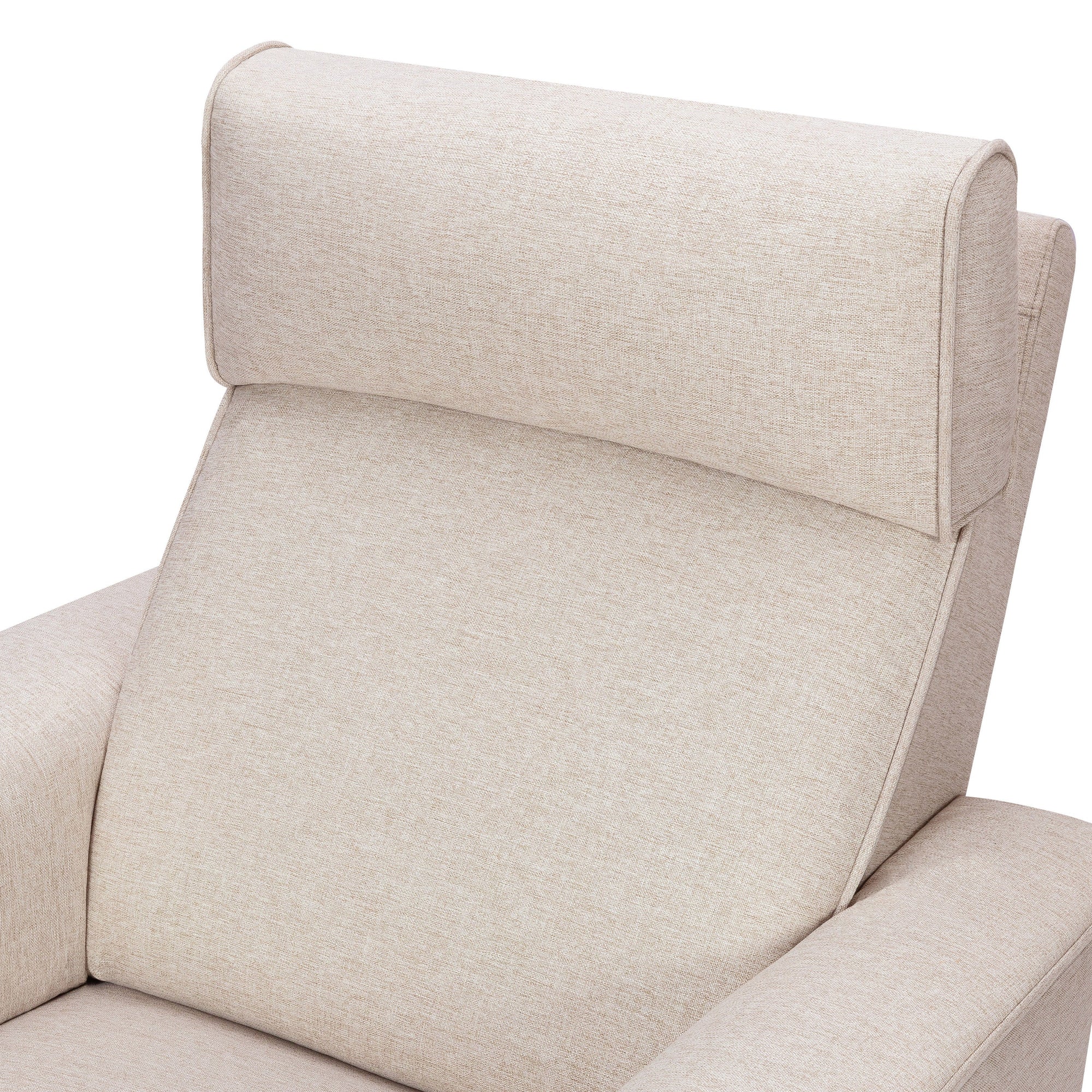 M17183PBEW,Namesake,Willa Deluxe Power Glider Recliner w/Heat&Massage in Performance Beach Eco-Weave