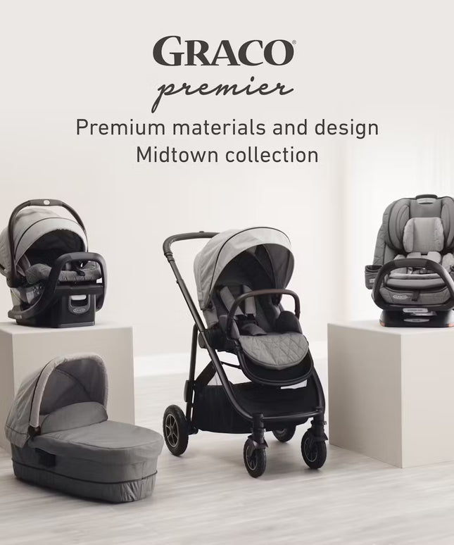 Graco® Premier 4Ever® DLX Extend2Fit® SnugLock® 4-in-1 Car Seat featuring Anti-Rebound Bar, Midtown™ Collection