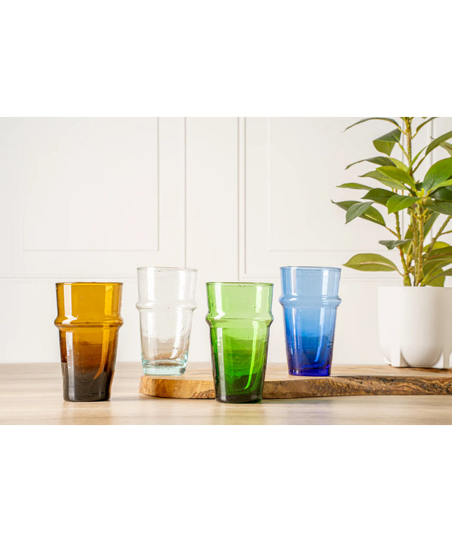 Moroccan Beldi Glassware - Set of 6