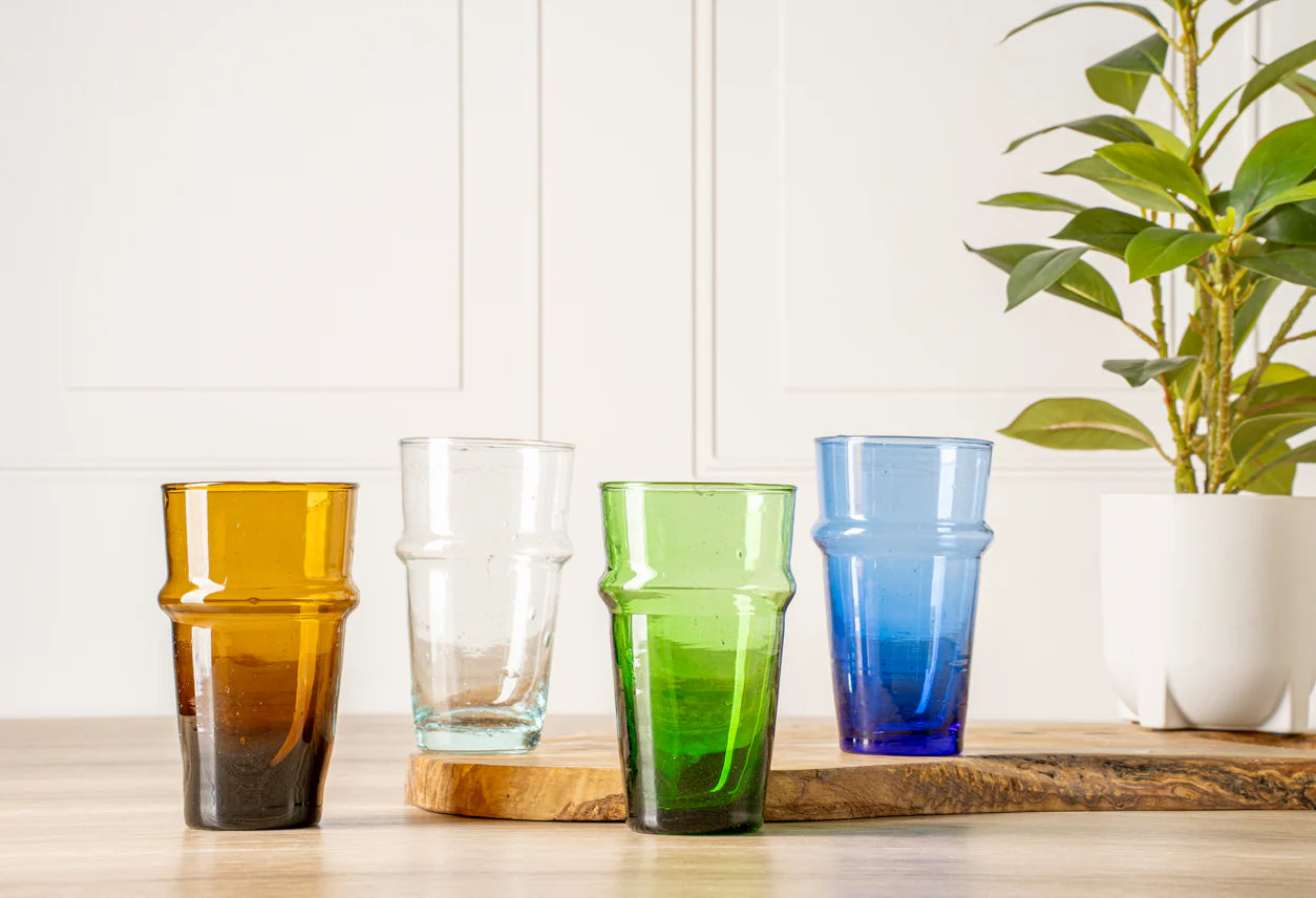Moroccan Beldi Glassware - Set of 6