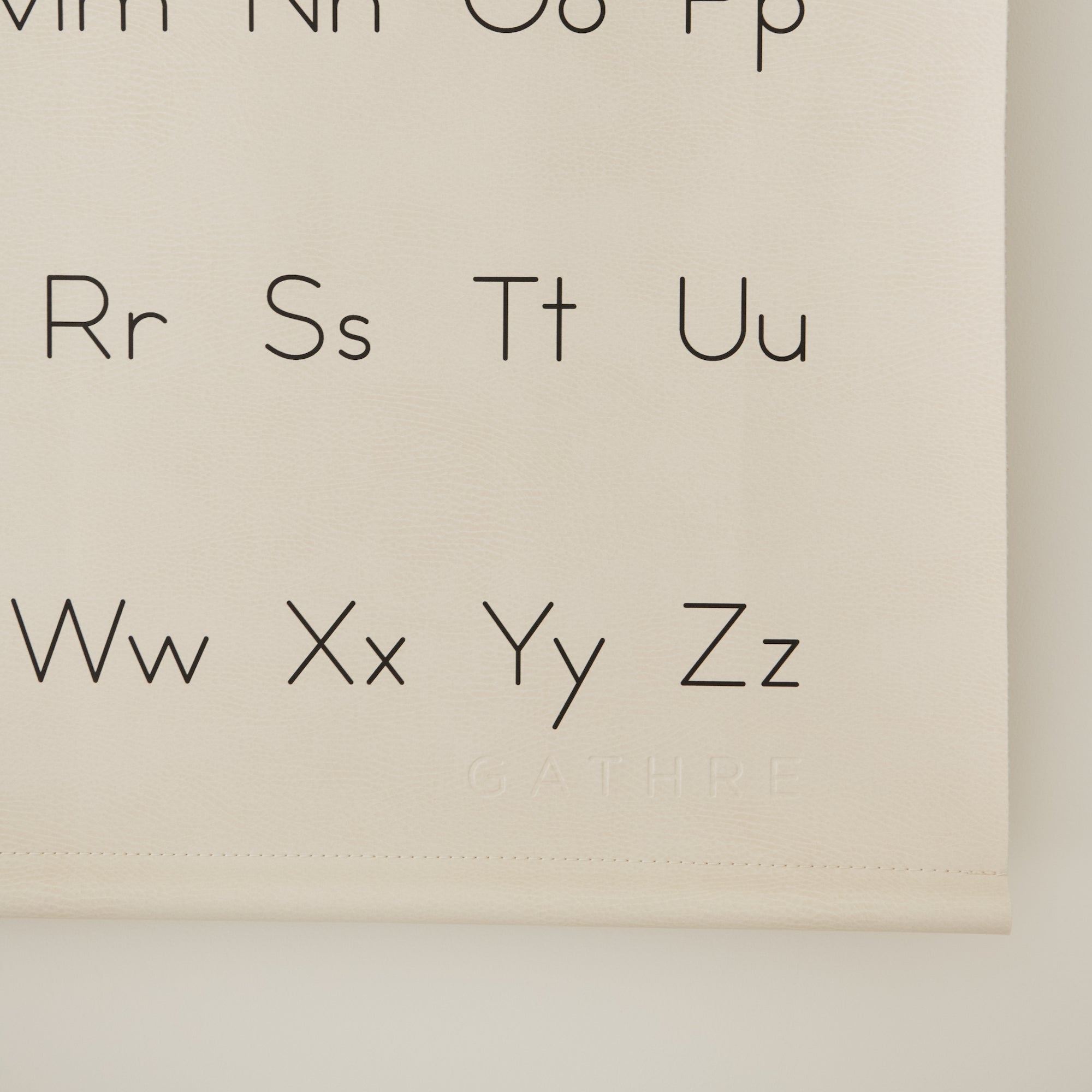 GPOSALP, Alphabet