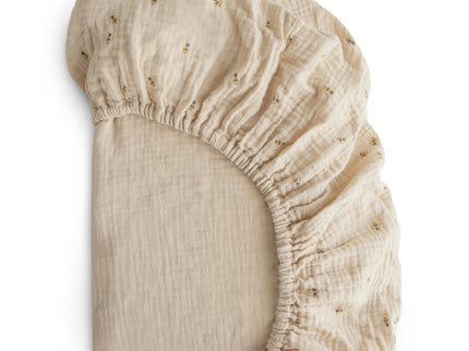 Mushie Extra Soft Muslin Crib Sheet