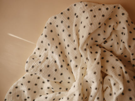 Mushie Organic Cotton Muslin Swaddle Blanket