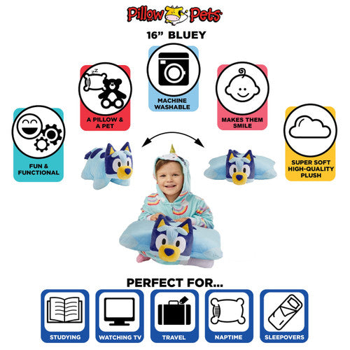 BBC Bluey Plush Pillow Pet and Sleeptime Lite Combo Pack