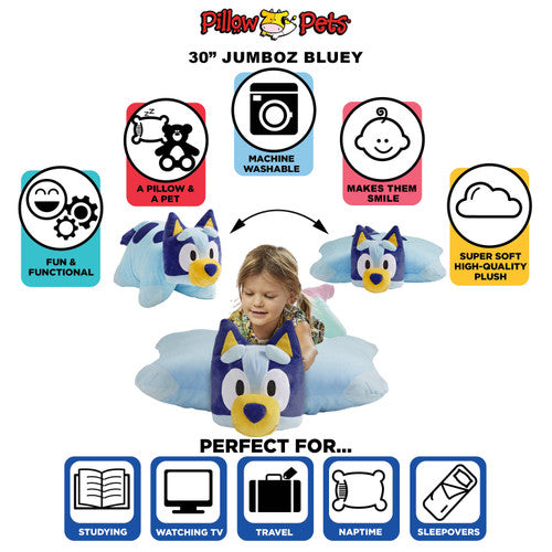 BBC Bluey Jumbo 30" Plush Pillow Pet