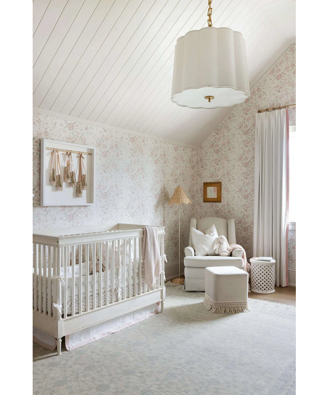 Bukett Wallpaper in Powder Pink