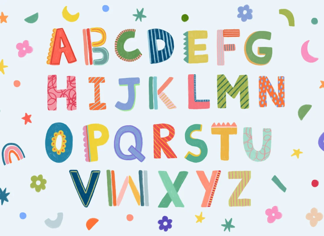 Alphabet Blue