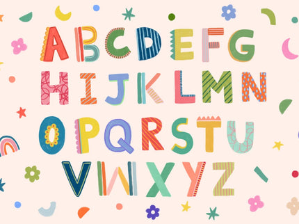 Alphabet Pink