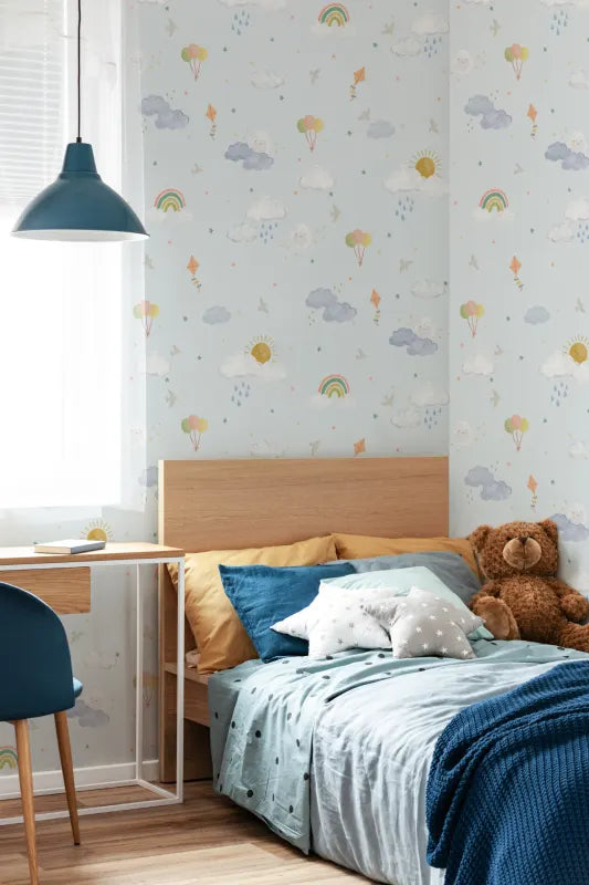 Raindrop Light Blue