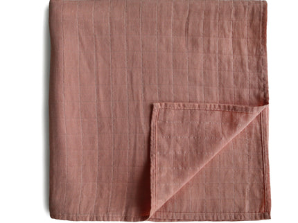 Mushie Organic Cotton Muslin Swaddle Blanket