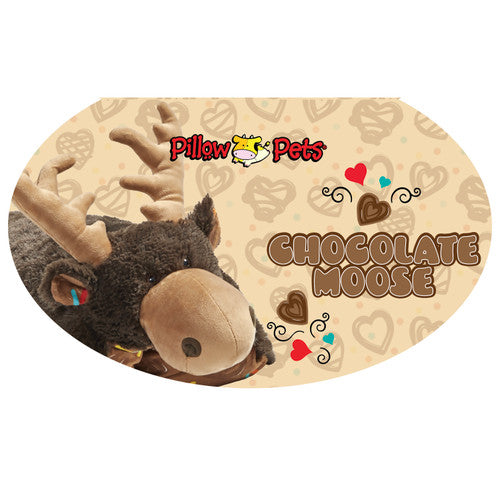 Original Sweet Scented Chocolate Moose Plush Pillow Pet