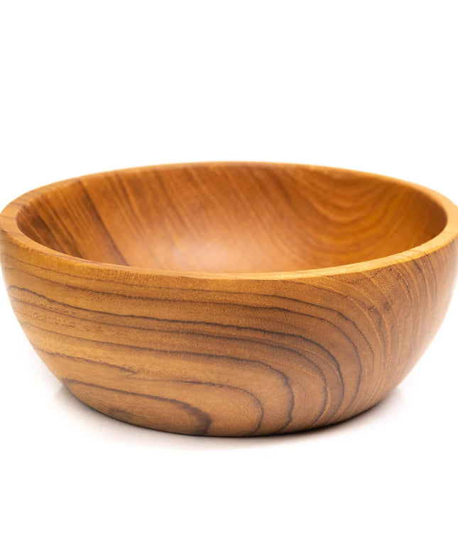 Classic Teak Wood Cereal Bowl