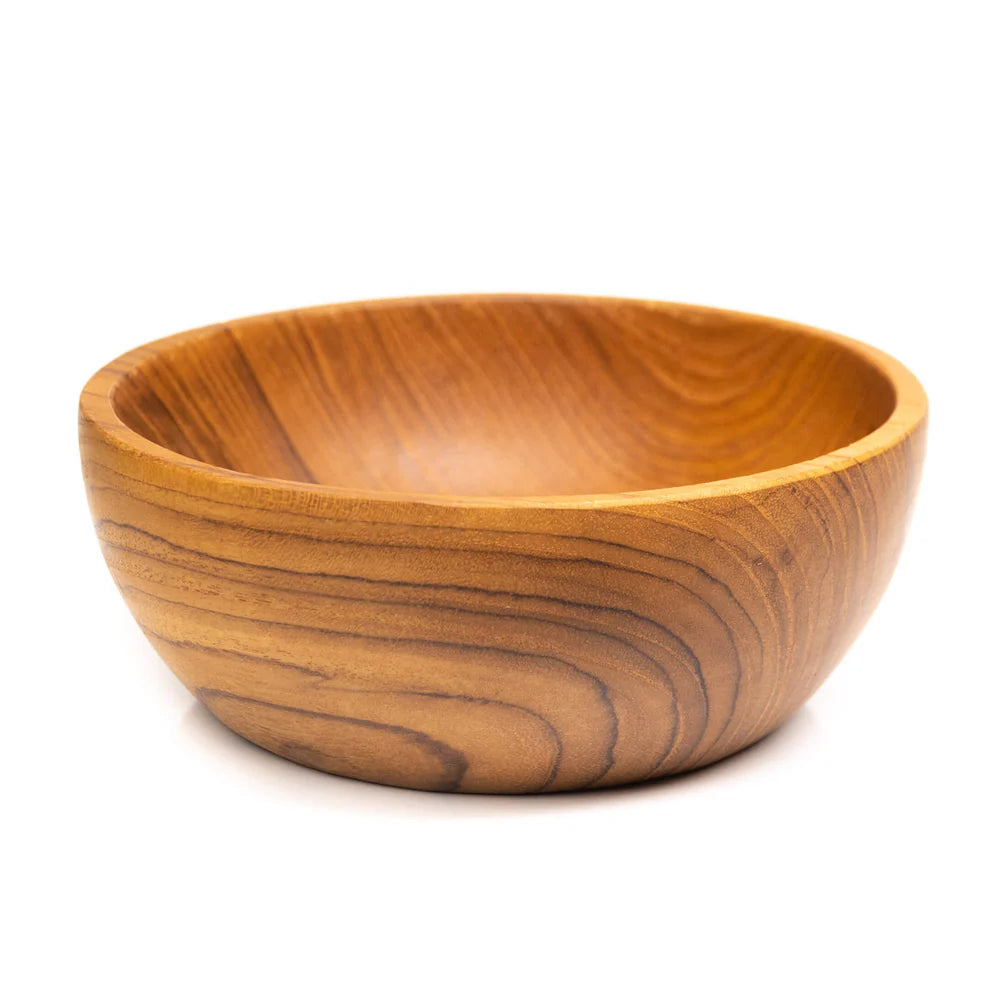 Classic Teak Wood Cereal Bowl