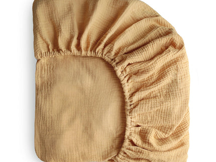 Mushie Extra Soft Muslin Crib Sheet