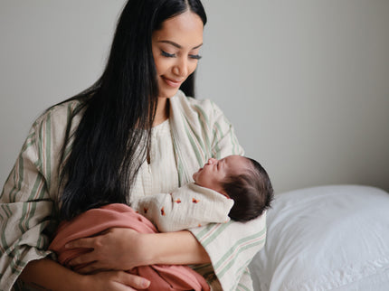 Mushie Organic Cotton Muslin Swaddle Blanket