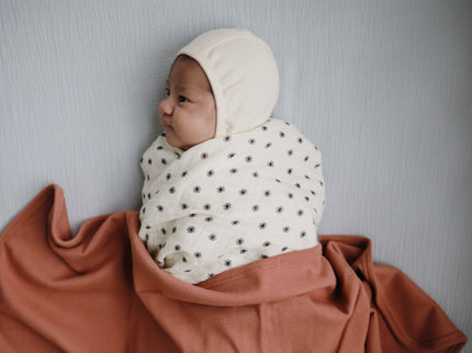 Mushie Organic Cotton Muslin Swaddle Blanket