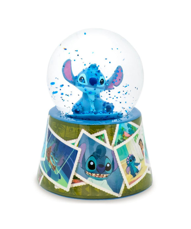 Disney Lilo and Stitch Vintage Photos Mini Light-Up 3-in Snow Globe