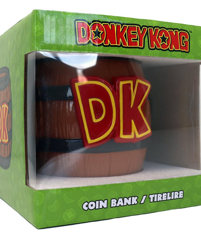 Donkey Kong DK Barrel Coin Bank
