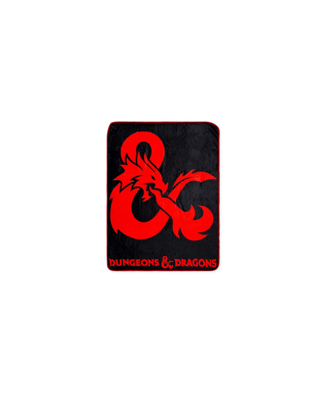 Dungeons and Dragons Logo Fleece 45 x 60-In Throw Blanket