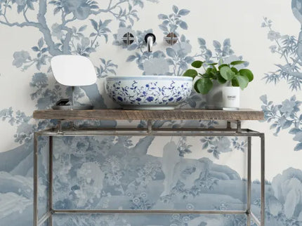 Yulan Gardens Tonal Blue