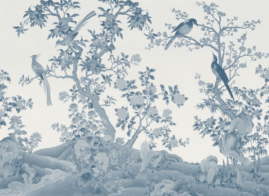 Yulan Gardens Tonal Blue