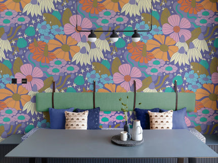 Cosmic Floral Purple