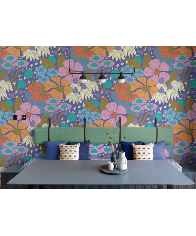 Cosmic Floral Purple