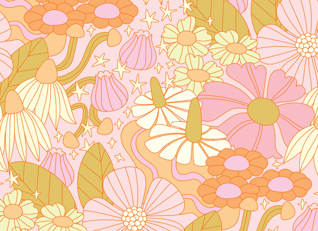 Cosmic Floral Pink