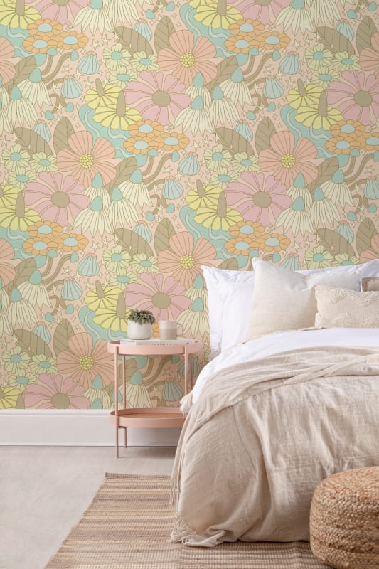 Cosmic Floral Pastel