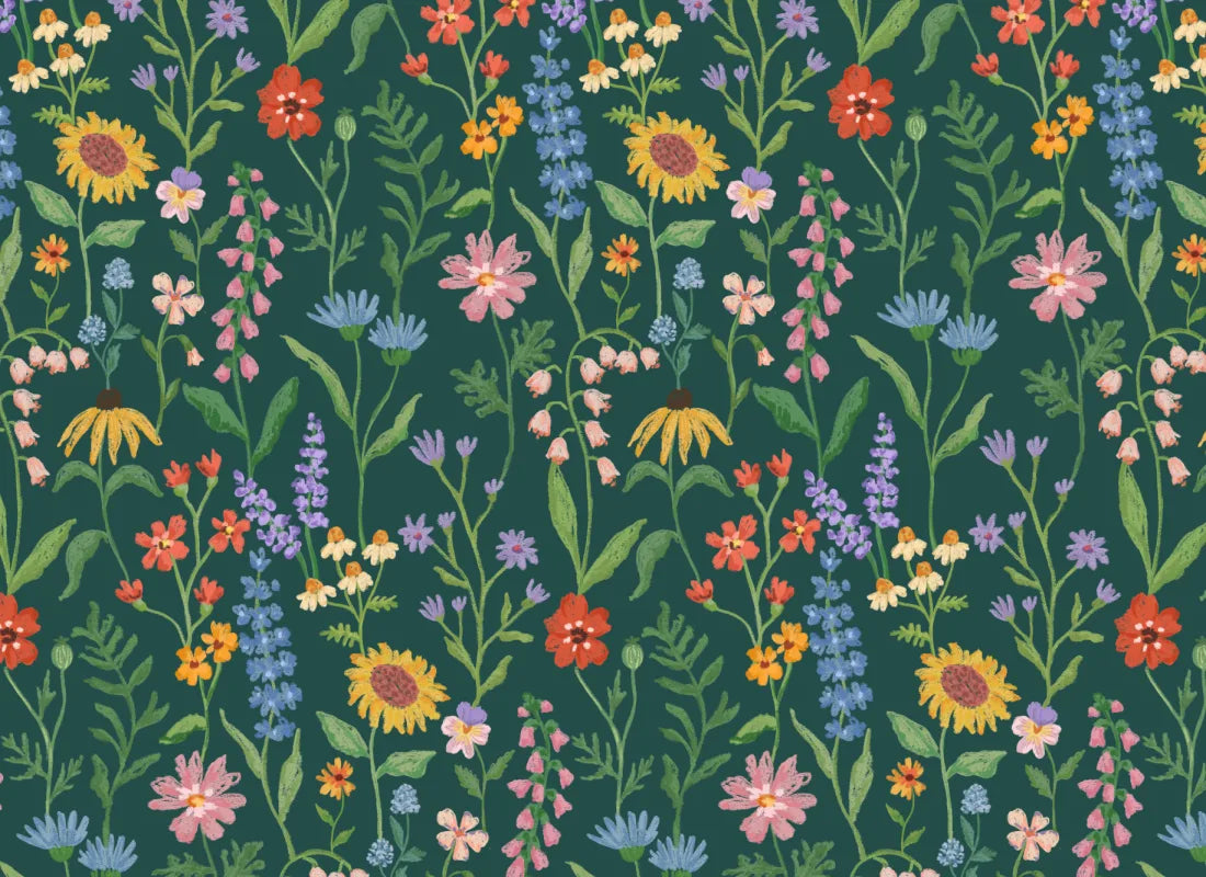 Honey Bee Dark Green (Custom sized)