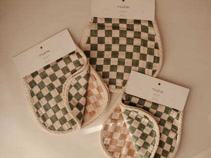 MBC-205, Organic Cotton Muslin Burp Cloth 2-Pack