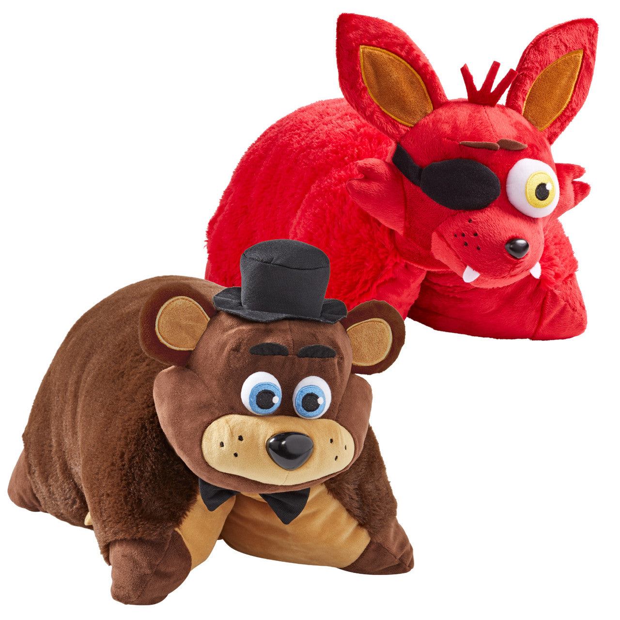 FNAF Freddy Fazbear and Foxy Plush Pillow Pet Combo Pack