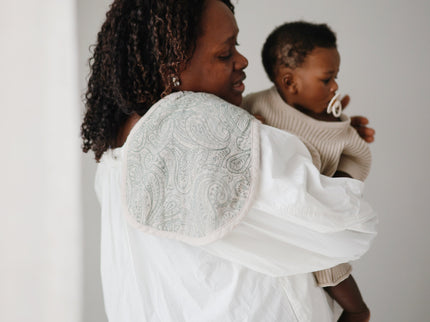 MBC-207, Organic Cotton Muslin Burp Cloth 2-Pack