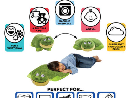 Friendly Frog Plush Pillow Pet