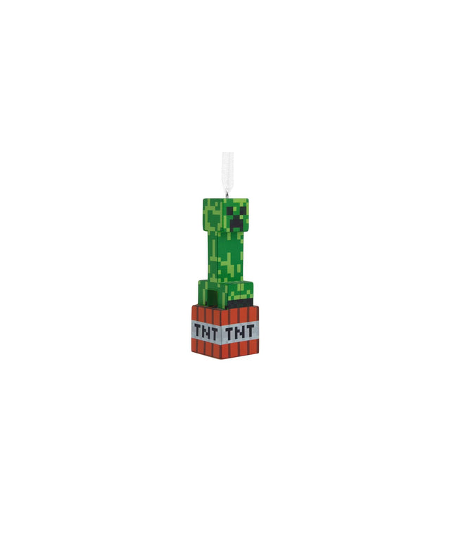 Hallmark Minecraft TNT Creeper Christmas Ornament