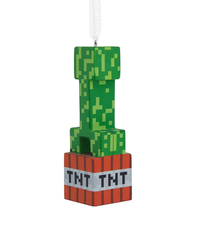 Hallmark Minecraft TNT Creeper Christmas Ornament