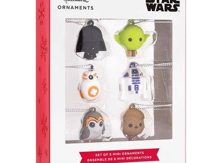 Hallmark Star Wars PVC Figural Mini Ornament Set