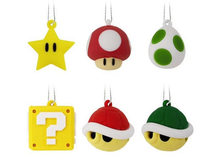 Hallmark Super Mario PVC Figural Mini Ornament Set