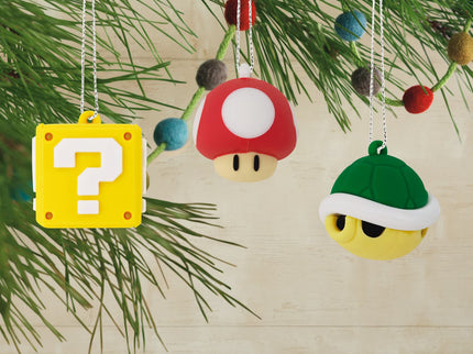 Hallmark Super Mario PVC Figural Mini Ornament Set