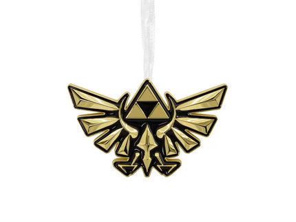 Hallmark The Legend of Zelda Premium Metal Crest of Hyrule Ornament