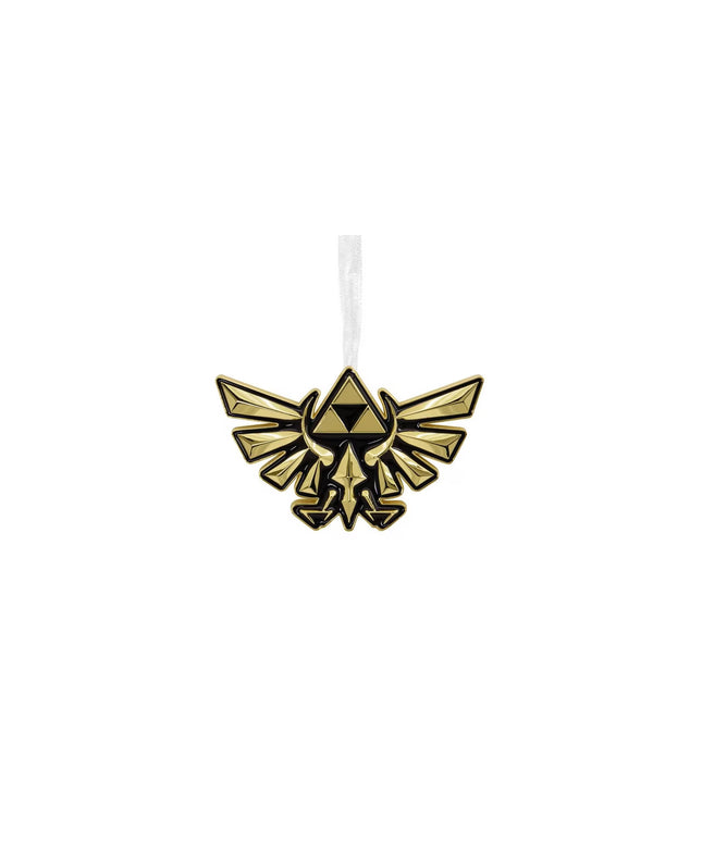 Hallmark The Legend of Zelda Premium Metal Crest of Hyrule Ornament