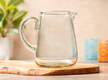 Handblown Glass Pitcher