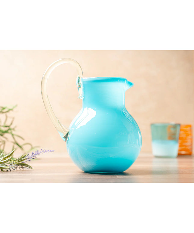 Handblown Glass Pitcher