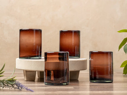 Handblown Glasses - Set of 4 - Tamarind