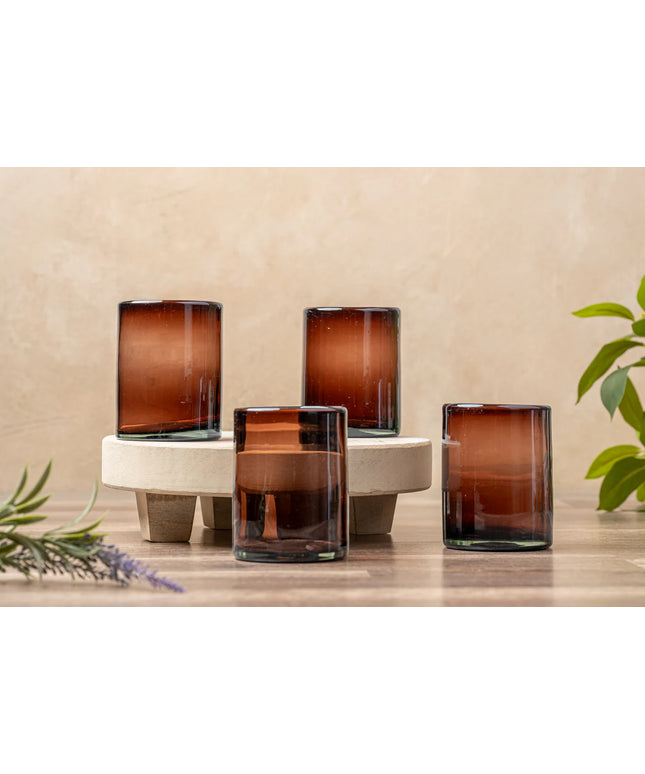 Handblown Glasses - Set of 4 - Tamarind