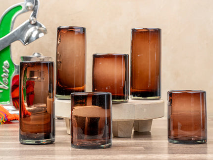 Handblown Glasses - Set of 4 - Tamarind