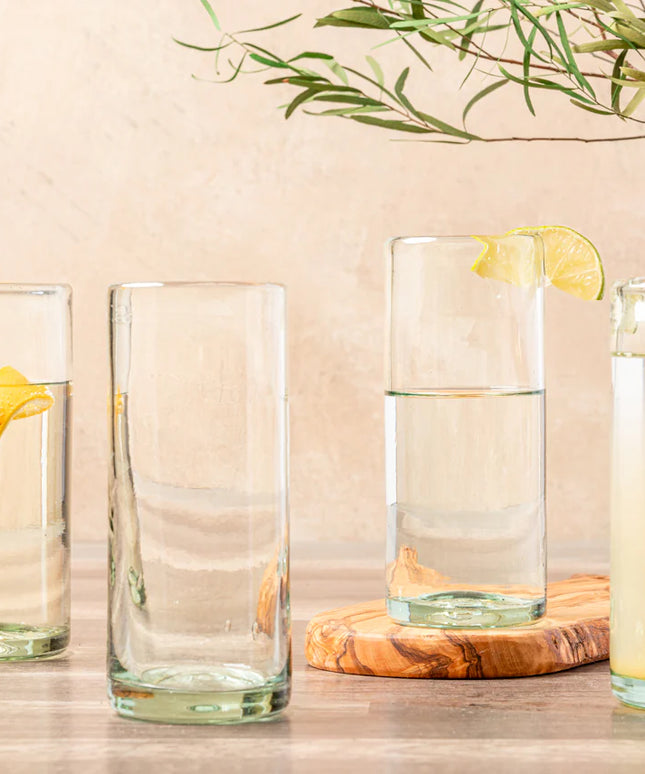 Handblown Glasses - Clear