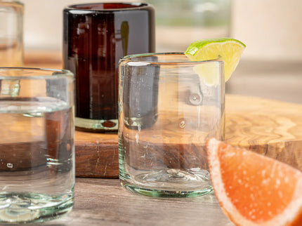 Handblown Shooter Glasses - Set of 4