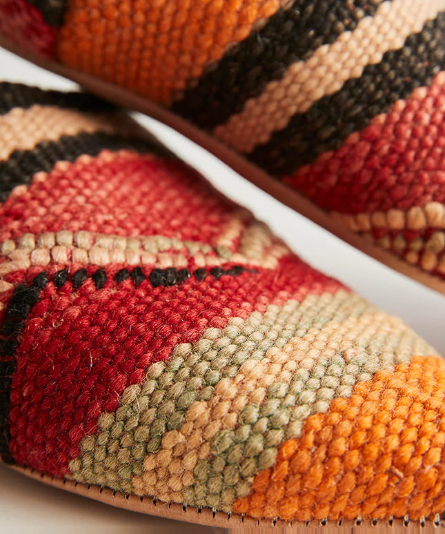 Moroccan Kilim Slippers